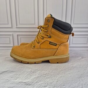 Brahma Mens Waterproof Insulated Work Boots Tan Leather MNBR0440146 Size 12 XW